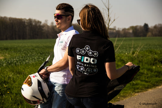 Polo à manches courtes Fido Moto Racing