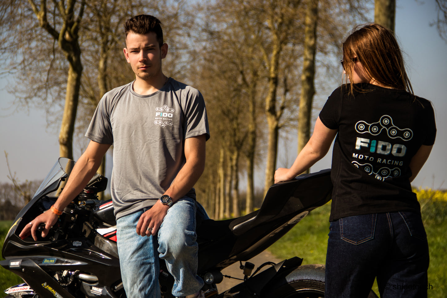 T-shirt Fido Moto Racing